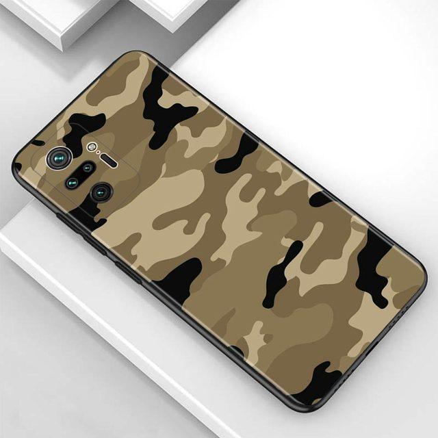 

Чехол для Redmi Note 10 Pro Max 9 9t 9s 8 8t 7, чехол для Redmi K40 Pro Plus 9 9a 9c, камуфляжный чехол в стиле милитари Redmi K40 Pro Plus