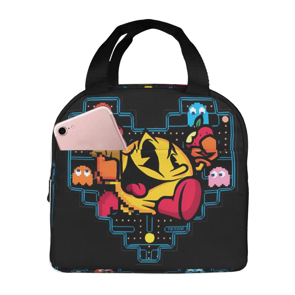 Custom P-Paced Portable Lunch Box Women Men Waterproof Electronics Game Cooler Thermal Food Insulated Lunch Bag Office Work