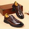 Fashion Leather Shoes For Man Genuine Leather Casual Shoes Fashion Business Oxford Shoes High Quality Designer Work Shoes