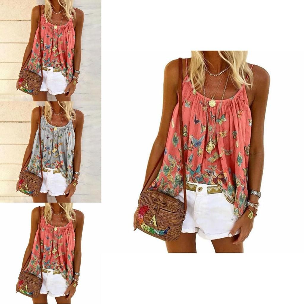 Stylish Women's Swing Vest Sleeveless Cami Top With Flared Ruffle Hem For Plus Sizes