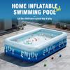 Inflatable Pool 3/2.6/2.1M Large Family Pools Swimming Pool with Canopy Children's Outdoor Removable Basen Toys for Kids Adult