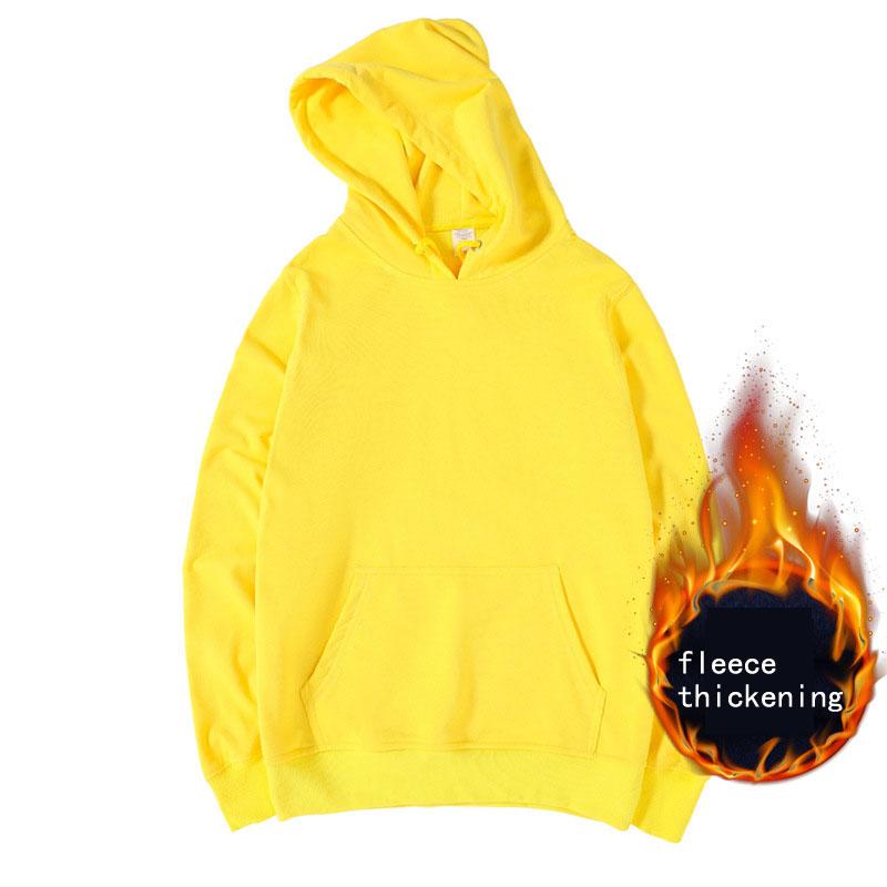 Winter Lässiger Kapuzenpullover Verdickter Fleece-Pullover für Männer und Frauen Rundhals-Sport-Langarm-Paarpullover