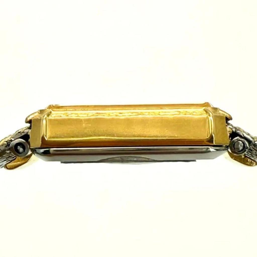 Used A014 RADO Antique Ladies Watch Elegance Gold Color Mesh Bracelet