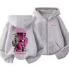 Rapper Theodora Mega Bbl Bad Boy Lovestory Zipper Hoodie Men Women Fashion Hip Hop Zip Up Sweatshirt Men's Vintage Zip Up Jacket