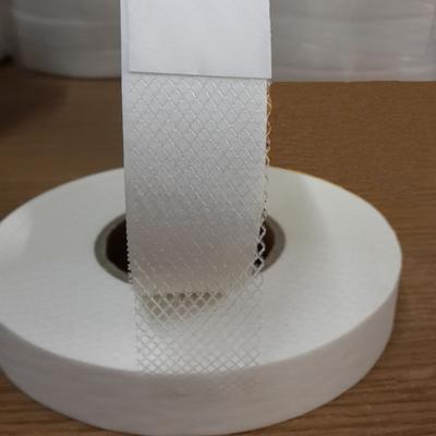 20mm Vit Dubbelsidigt mellanfoder självhäftande tyg Kläder Stryk på fåll Tejp Interlining Web DIY Sytillbehör 10 Meter