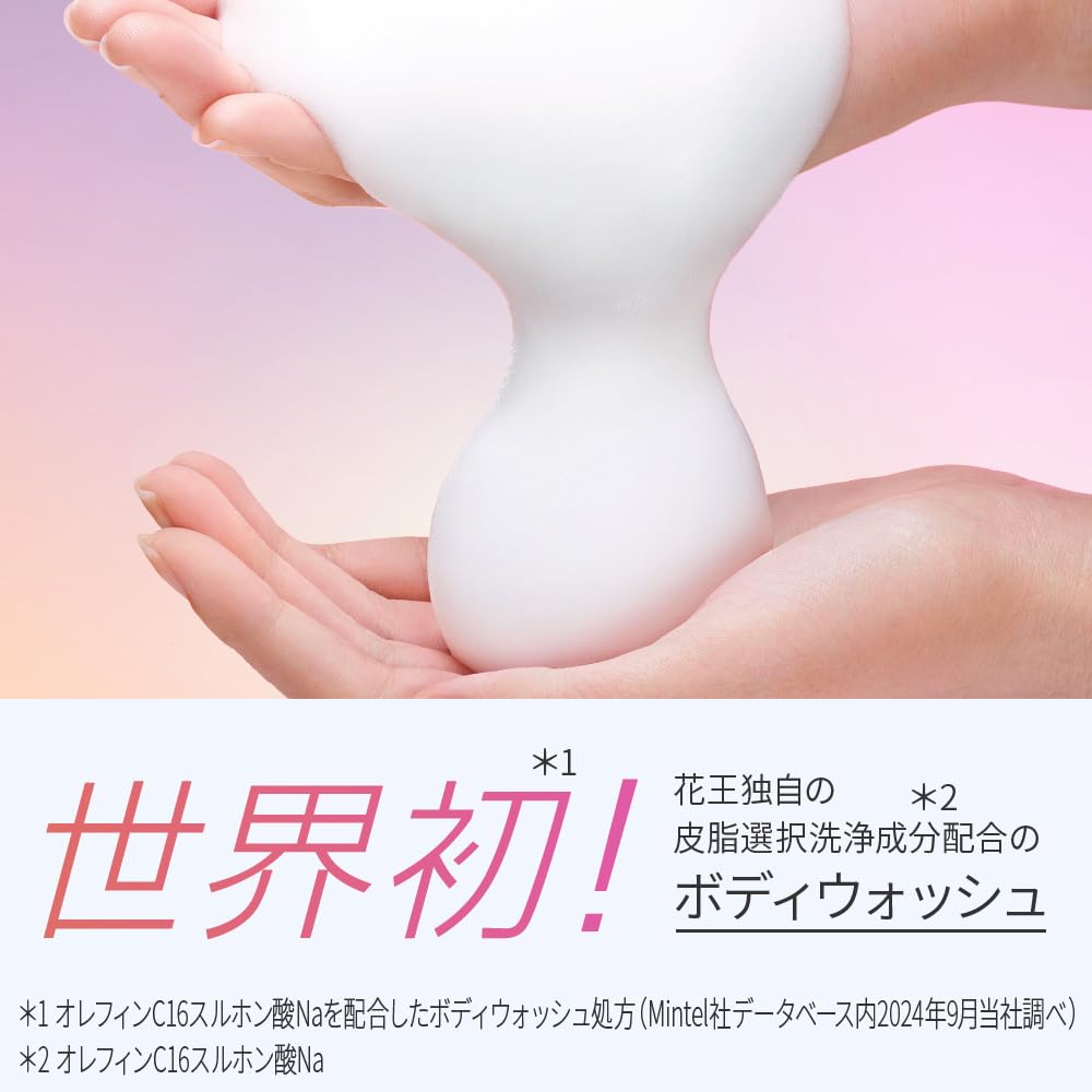 Biore The Body Totonoihada Woody Floral Pump Refill Set 920ml Body Wash & +