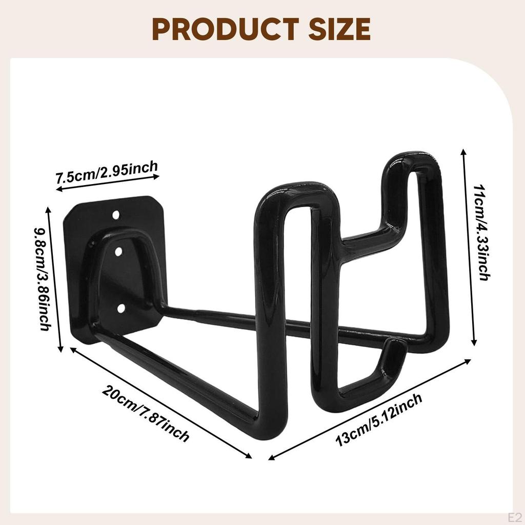 Water Hose Holder Hanger Iron Heavy Duty Hanging,Stand Wall Mounted Garage Hook Cord
