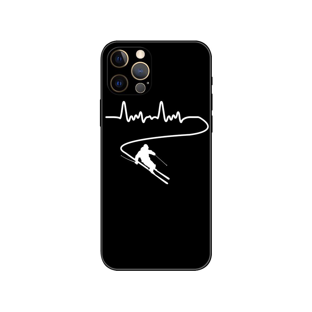 Skiing Phone Case For iPhone Samsung Galaxy Redmi Xiaomi Oppo OnePlus Note S A 7 8 9 10 11 12 13 14 20 21 22 23 53 54 Pro Max Plus Ultra TPU Soft