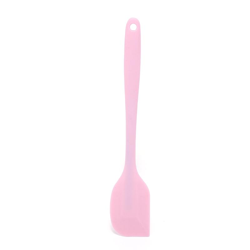 Silicone Spatula Baking Tool - Cake & Cream Scraper розовый