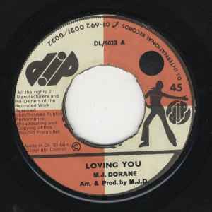 

7inch Record MIKE DORANE Loving You DL5023 Dip 1974 UK Reggae Ska Dub Used
