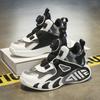 Boys' sneakers spring and summer new breathable single net children's basketball shoes medium and old children's trend wear-resistant shock-abso