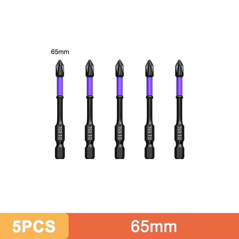 Strong Magnetic D1 Anti-shock Batch Head Hand Electric Drill Bit Cross Screwdriver High Hardness Non-slip Screwdriver Bit Set