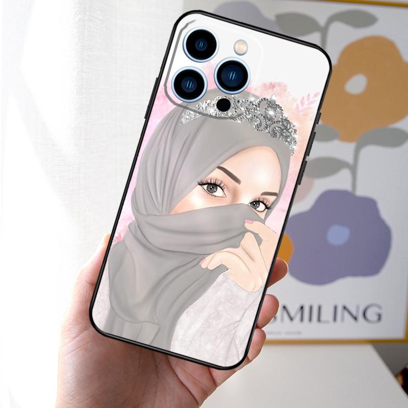 

Исламский мусульманский чехол в хиджабе для девочек для iPhone XR XS Max X 12 13 Mini 6S 7 8 Plus SE 2020 11 12 13 Pro Max чехол для телефона iPhone 13Pro MAX