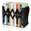 Extendable Book Desktop Divider Desk Office Supplies Bookends, Stand, Metal, Stable, Storage, Stand, Stylish, Organizer, (Black)