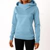 Women's Casual Fashion Sweatshirt Solid Color Hooded Sweatshirt