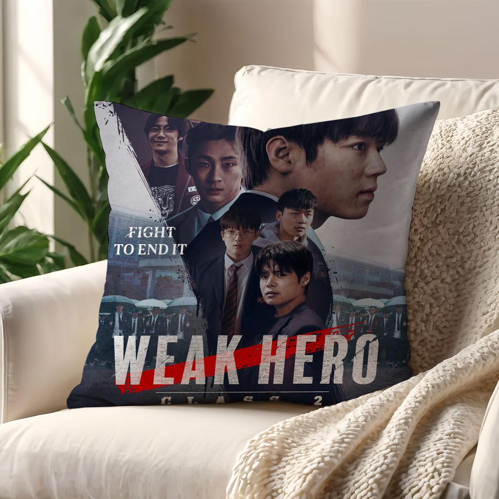 Movie W-Weak Hero Class 2 B cushion cover Pillow Sofa Printing Decoration Room Home Office Coffee Shop Car Nordic Simplicity