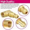 1pc AW-407 CGA 032 Nut/NIP - 032 Body Brass 90° TIG/MIG Welding Machine Fitting For Welding Hoses Parts