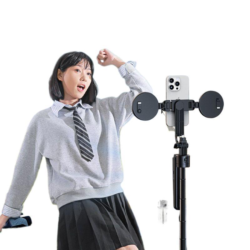 AI 360° Auto-Tracking Gimbal & Stabilizer: Selfie Stick, Face & Dance Tracking, Anti-Shake Technology