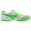 Mizuno Morelia Sala Pro Comfortable TF (Rubber Studs) Non-Slip Durable Soccer Shoes Unisex Soccer Shoes Silver Green Q1GB2513
