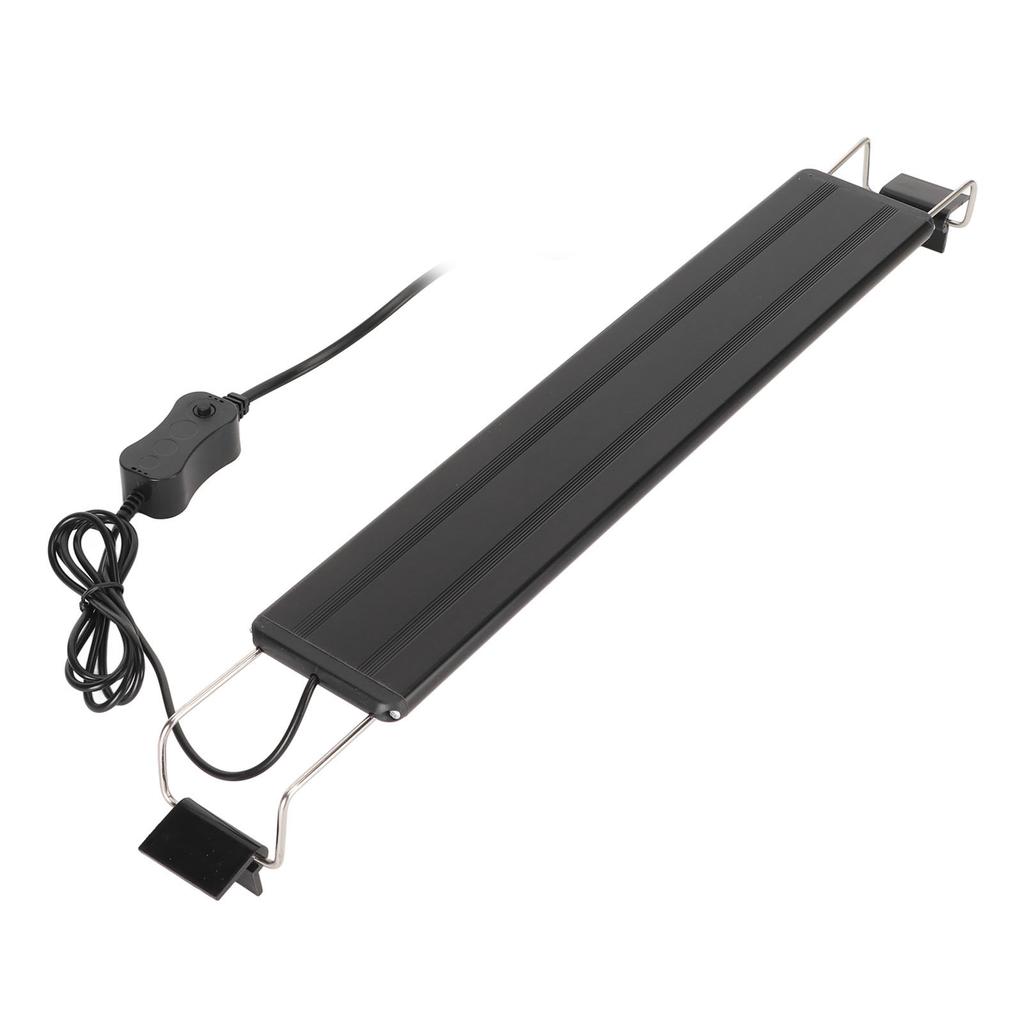 LED Aquarium Light 4 Rows Splashproof Ultrathin Fish Tank LED Color Changing Light with Extendable