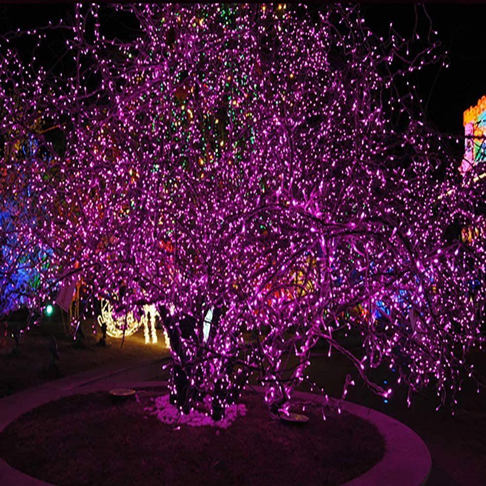 Różowe Lampki LED Sznurowe – Wodoodporne Lampki LED z Miedzianego Drutu do Dekoracji Domu, na Boże Narodzenie, Deepawali i Diwali