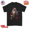 Rock Guitar Santa Claus Playing Guitar - Funny Christmas Unisex T-Shirt S To 5XL