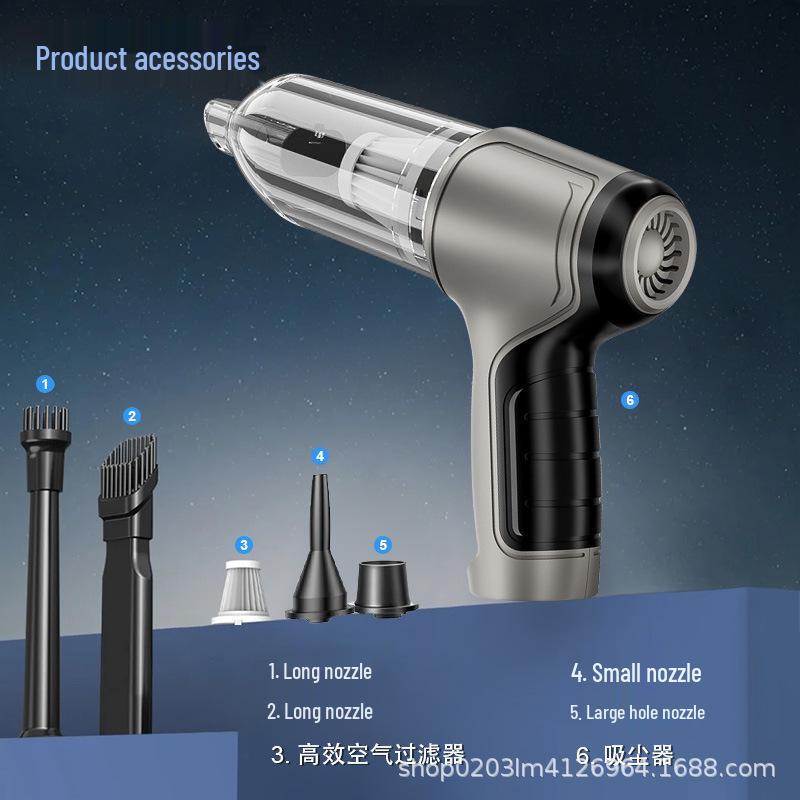 High-Power Wireless Vacuum Cleaner for Car, Home, and Window/Sofa Gaps