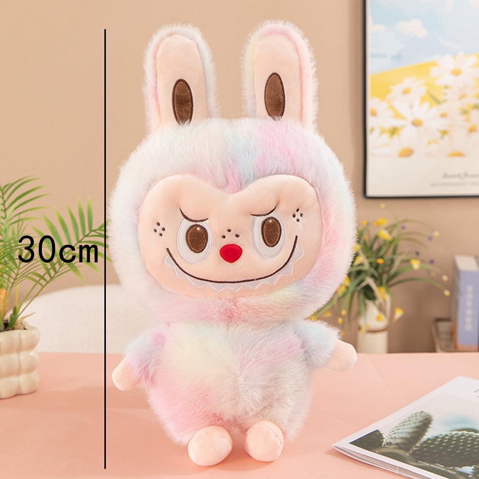 30CM Roztomilý Králík Labu Plyšová Hračka Roztomilá Panenka Bubble Mart Plyšová Látková Panenka Dětský Polštář Narozeninový Dárek