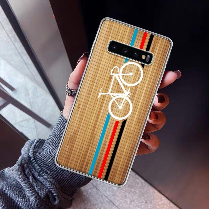 BIKE Cycling Art Phone Case For Samsung Galaxy S26 S25 Edge S24 S23 Ultra S22 Plus S21 S20 FE Soft TPU Back Cover Funda Galaxy S