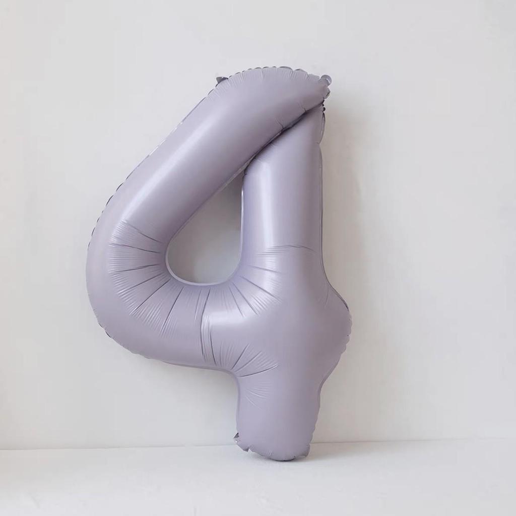 40-Inch Cream Number Balloon for Kids' First Birthday Party Decoration