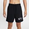 Nike Dri-Fit Unlimited Logo Print Mid-Rise Elastischer Bund Lässige Shorts Herrenshorts Schwarz FV9895010
