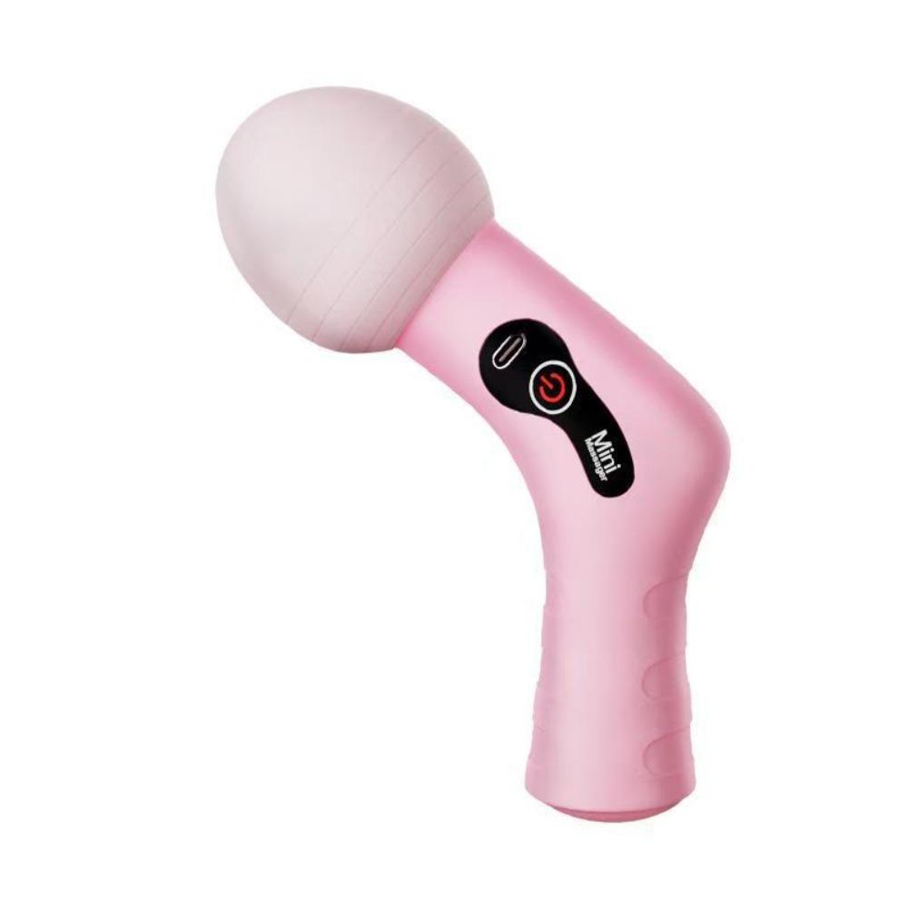 

Электрический фасциальный массажер 4-скоростной электрический шейный массажер легкий фитнес-массажер розовый