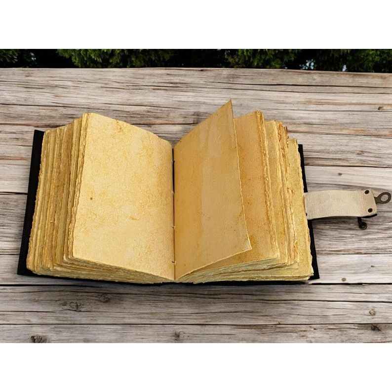 Grimoire Leather Journal For Women, Handmade Tree of Life, Blank Spell Book of Shadows, Junk Journal, Gift For Him Her