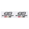 MUGEN MUGEN POWER Sticker B Black [Size M] 90000-YZ5-311B-K3