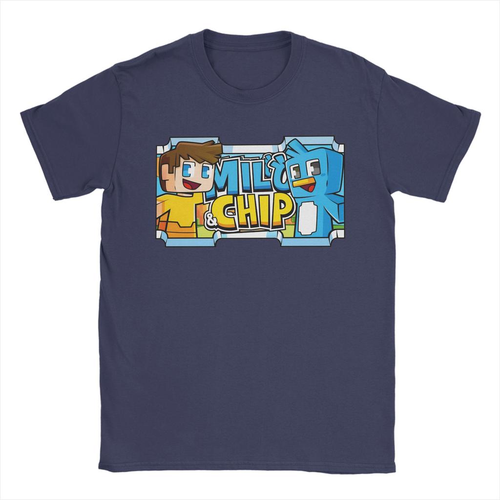 Milo and Chip Printed T Shirt for Men Women  100 Cotton  Tee Shirt Clothing