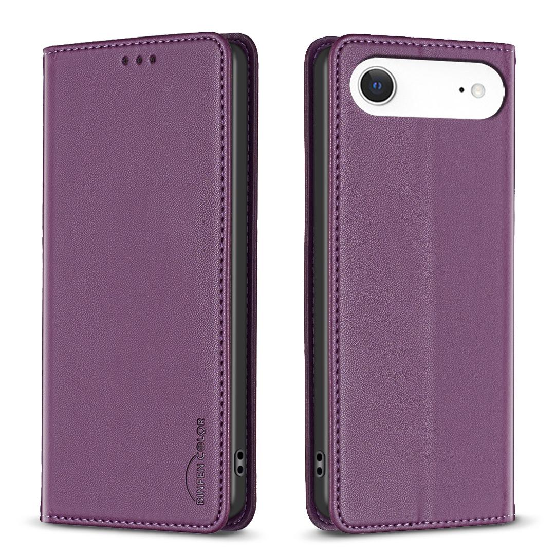 

For iPhone Air Leather Case BINFEN COLOR BF18 Phone Stand Cover with Card Slots D