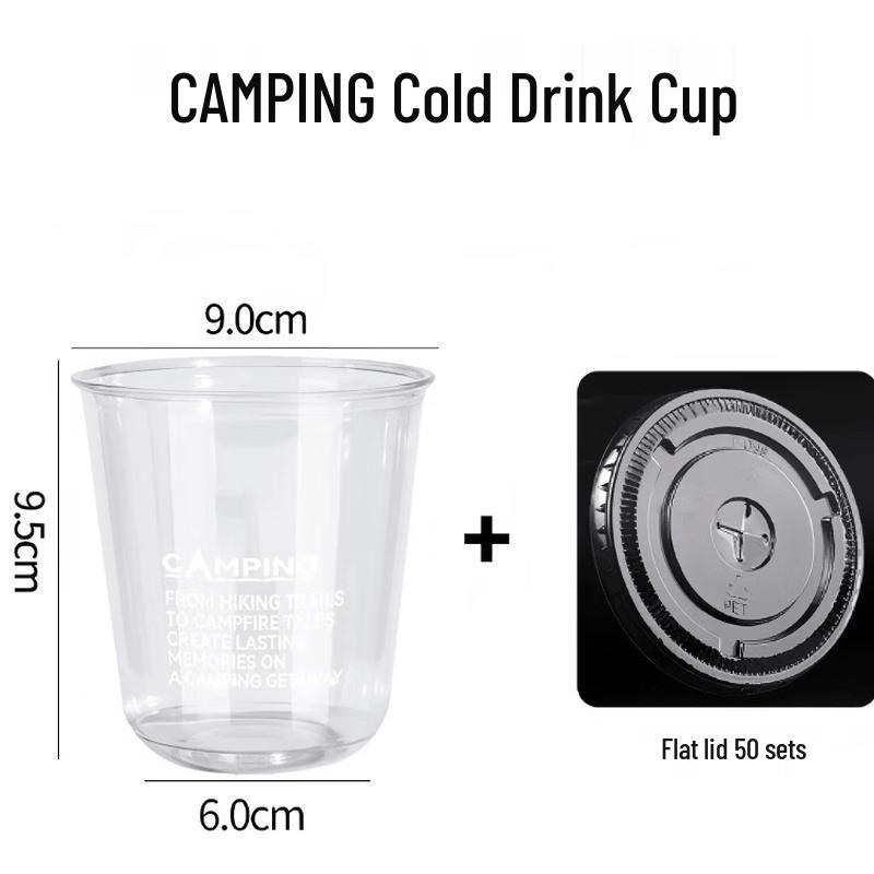 SIVIR Disposable U-Shaped Beverage Cups