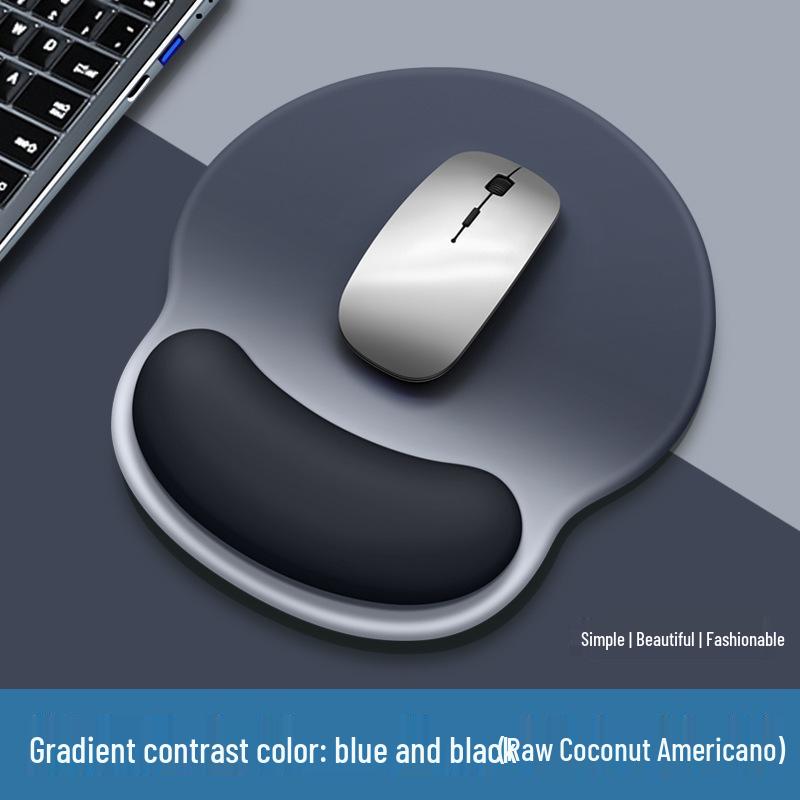 Pacha Dog Rubber Wrist Support Mouse Pad & Cute Keyboard Hand Rest Desk Pad - Ins Style