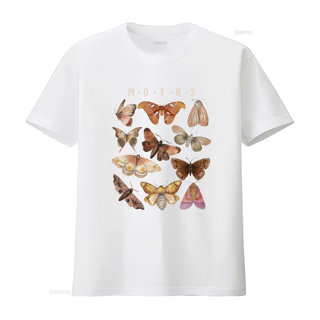 Theforestfae Motte T-Shirt Lunar Luna Kaiser Rosy Maple Atlas Cottagecore Motten Druck vintage Gewaschen Stilvolle Designer Kleidung