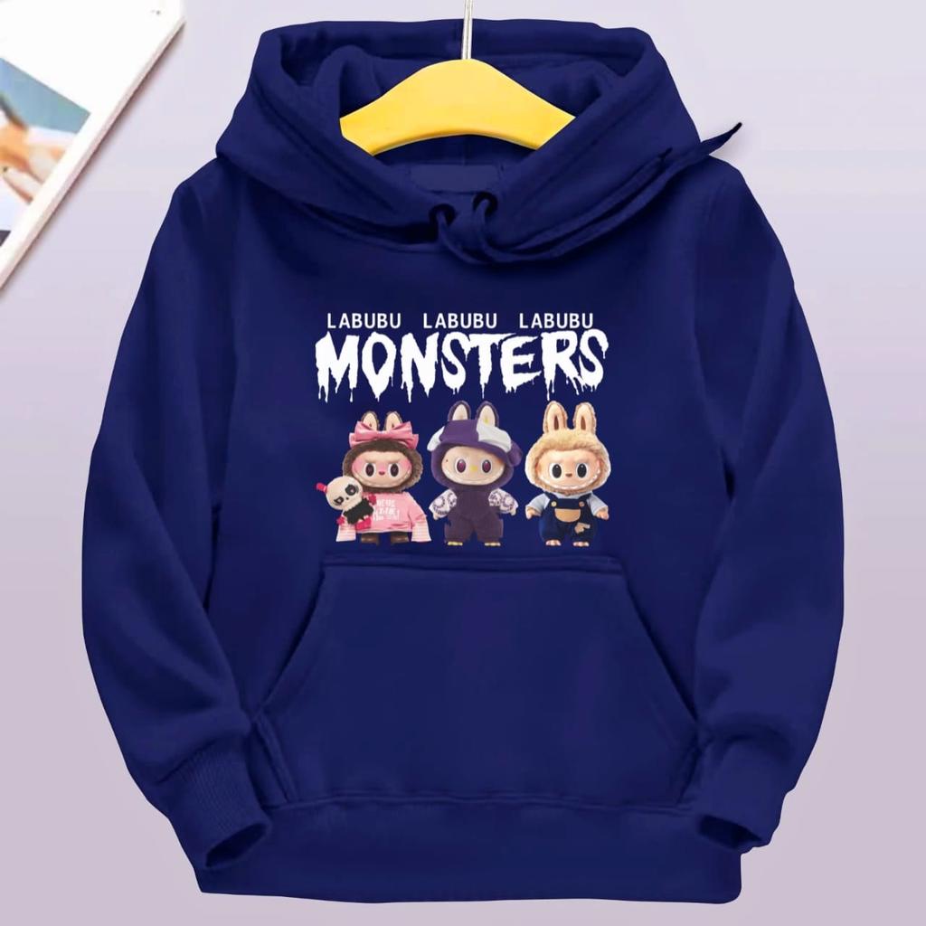 Children's Hoodie New Trendy Labubu Kids Cute Cartoon Casual Daily Hoodie 100-160cm Boys Girls
