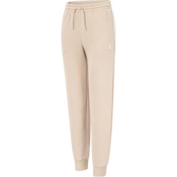 Jordan Youth  Logo Solid Color Lace Knit Sports Pants Kids Pants Light-Brown HQ7089-200