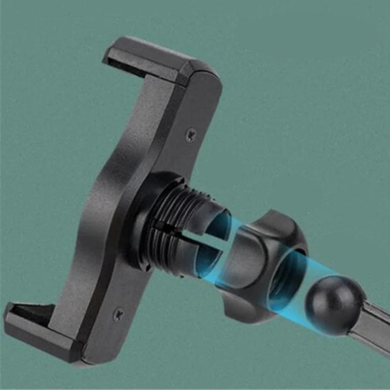Handyhalterung Montageadapter Klemme Doppelzug E-Clip Handyklemme Kopf für 3,5-6 Zoll Handy für Vlog Live-Streaming Video