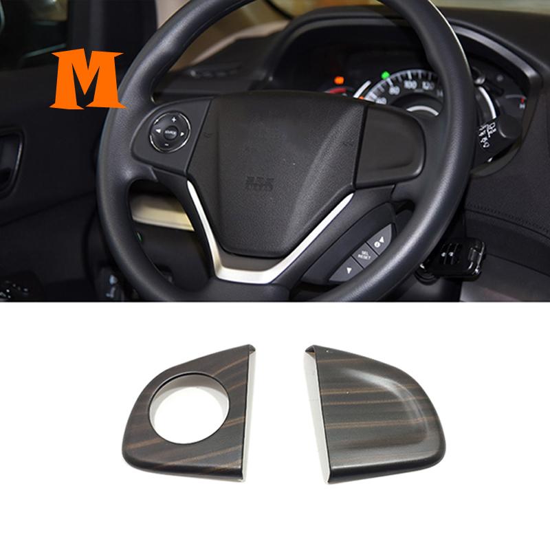 Für Honda CRV CR-V Pfirsich Holz Auto Klimaanlage AC Schalter Taste Aufkleber Abdeckung Trim 2012 13 14 15 2016 Styling