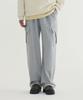 Small Authentic Cargo Sweatpants Melange Gray