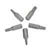 33Pcs Security Screw Hex Bit Set Chrome Vanadium Steel 1/4in Shaft for Vehicle Computer