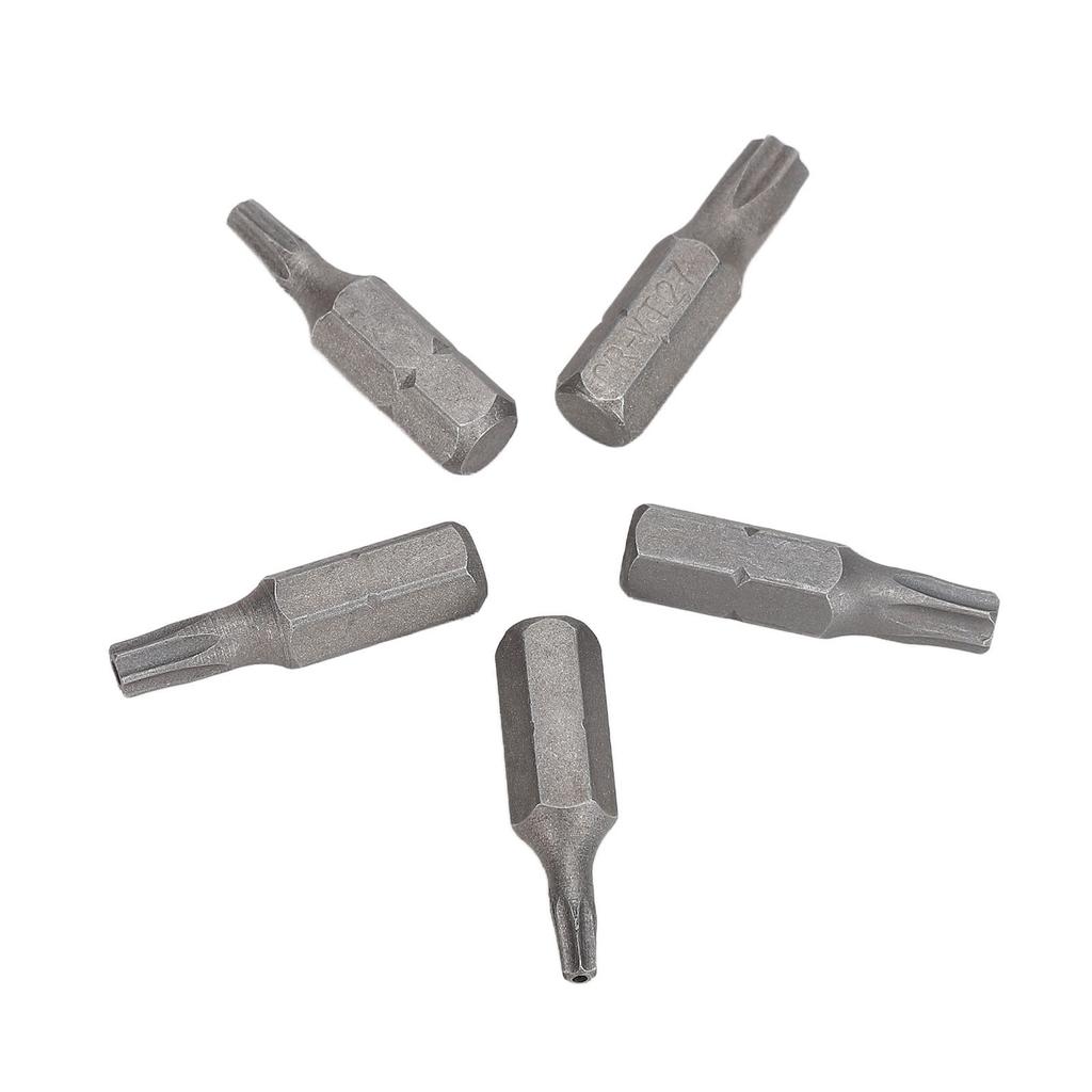 33Pcs Security Screw Hex Bit Set Chrome Vanadium Steel 1/4in Shaft for Vehicle Computer
