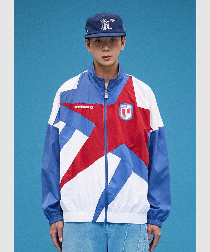 Umbro Tournament Usa Stand Neck Warm-Up Jacket Blue Ur211Cjk61