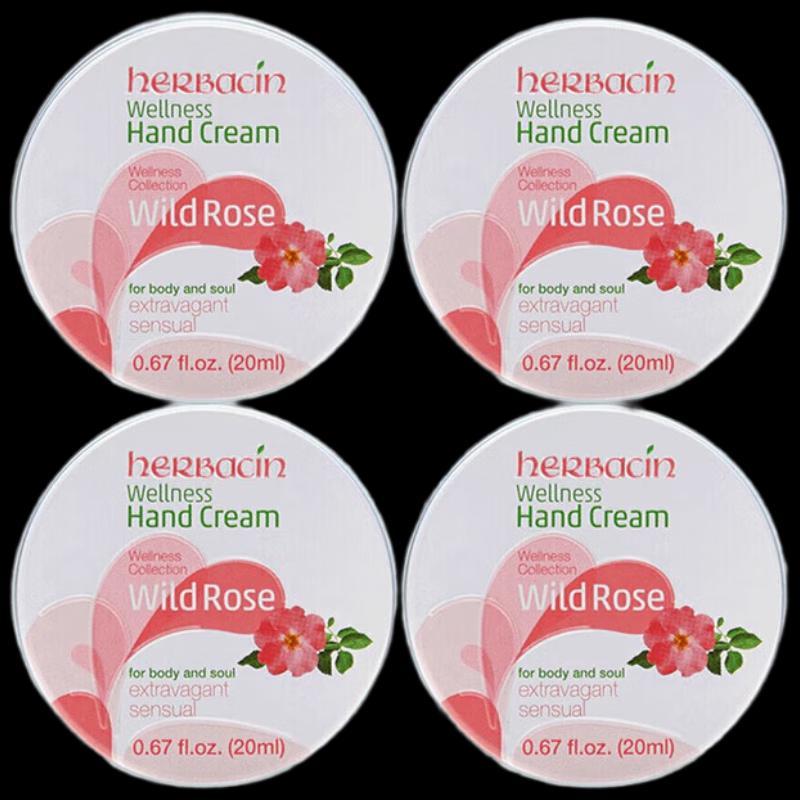 

HERBACIN Wild Rose Hand Cream 4-Pack