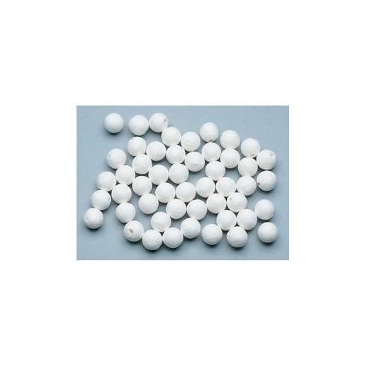 Boules décoratives - GRAINE CRÉATIVE - 25mm - Sachet de 100 - Cellulose - Blanc