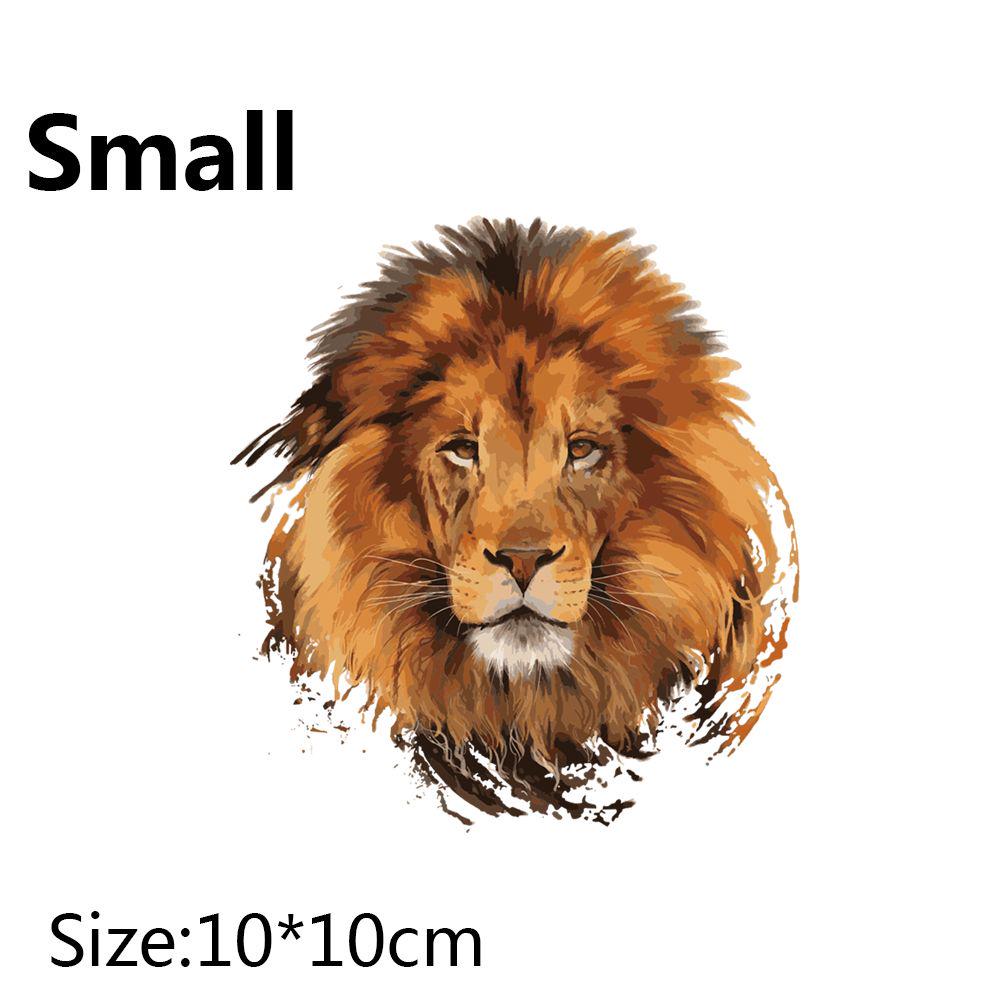 

Press Clothes Dresses Iron on Appliques Heat Transfer Stickers DIY Printing Lion Patches